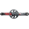 SRAM X01 Eagle X-SYNC Crankset | Carbon | Direct Mount 32 T. | 11/12-Voudig | SuperBoost+ - DUB - Black / Red